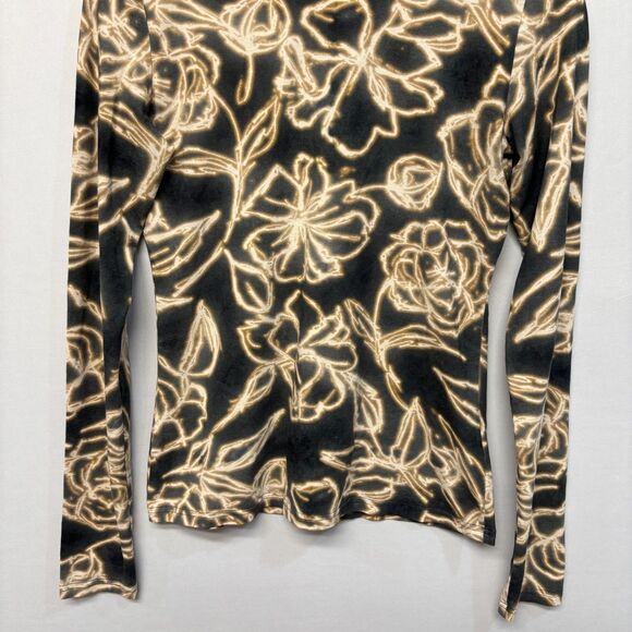 Gary Graham 422 Women Long Sleeve Top Shirt T-Shirt Size Small Floral D034 -17 - Picture 11 of 16